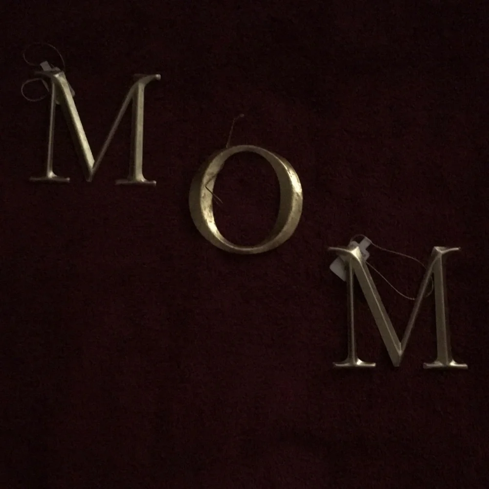Restoration Hardware gold lettering